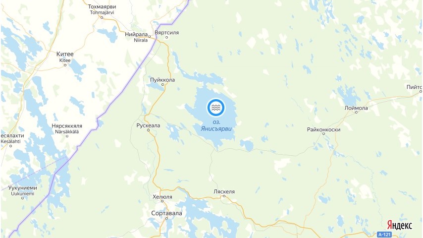 озеро Янисъярви