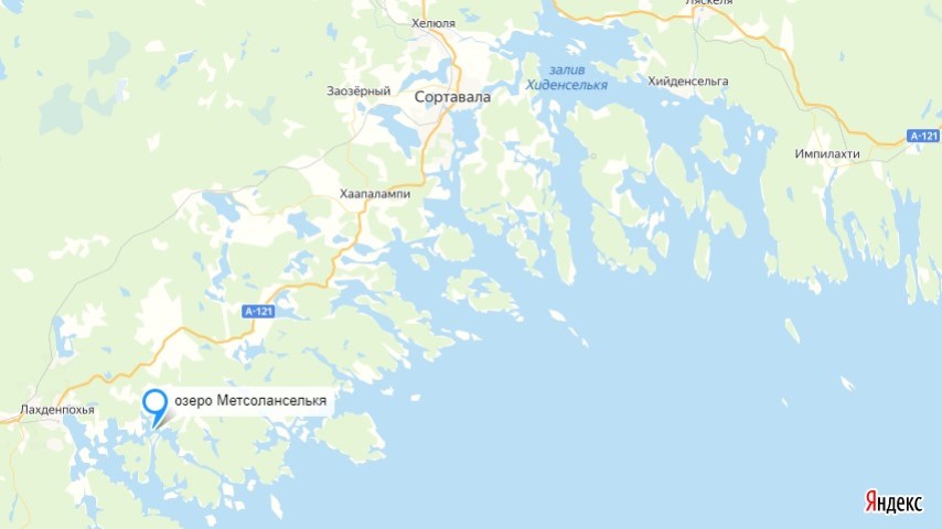 озеро Метсоланселькя