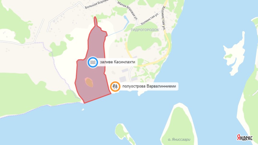 залив Касинлахти, полуостров Варвалинниеми