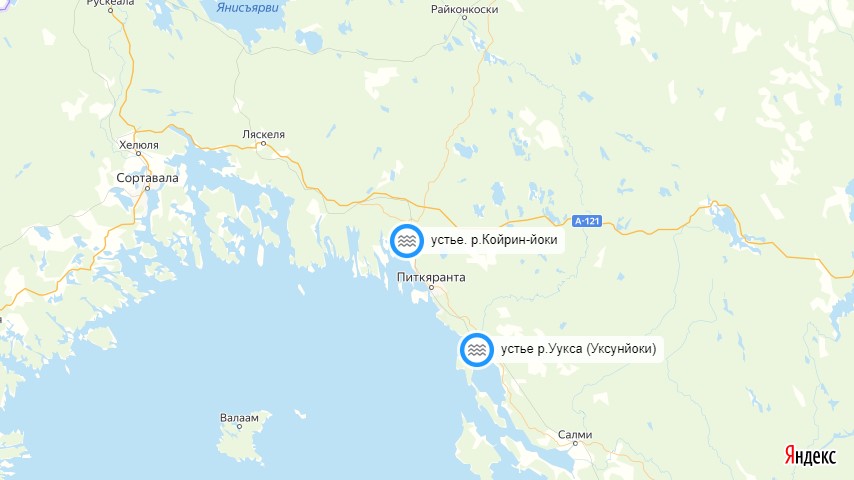 устье реки Уукса