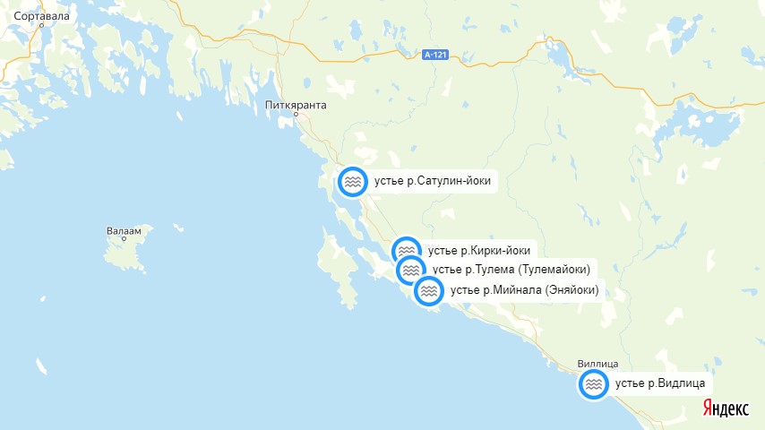 устье реки Видлица