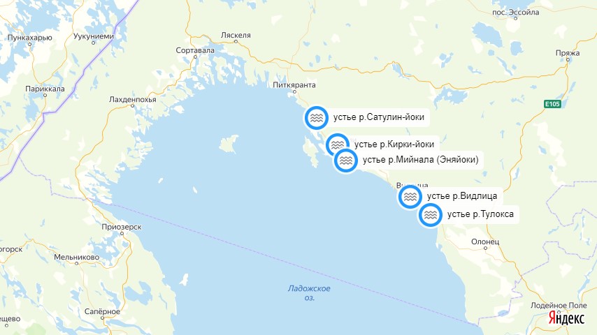 устье реки Тулокса