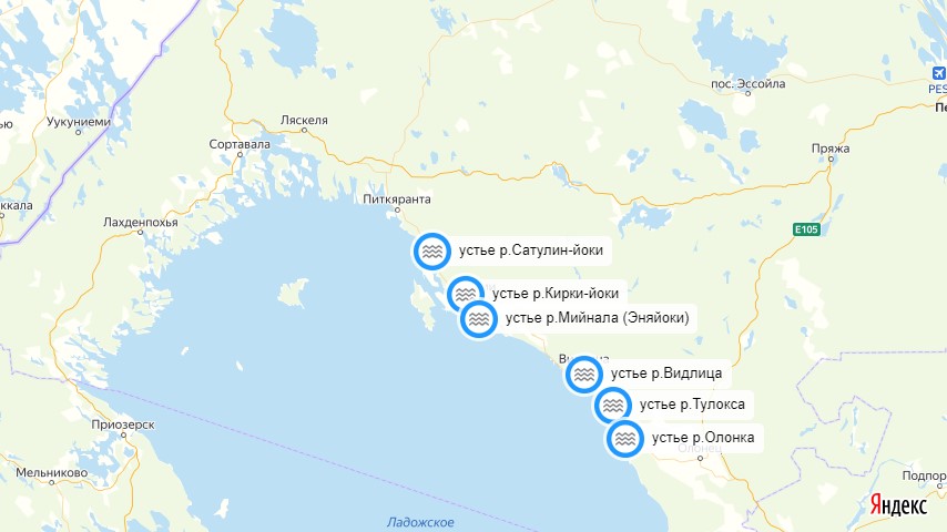 устье реки Олонка