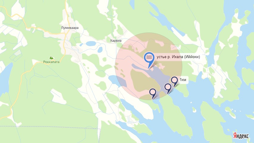 устье реки Ихала