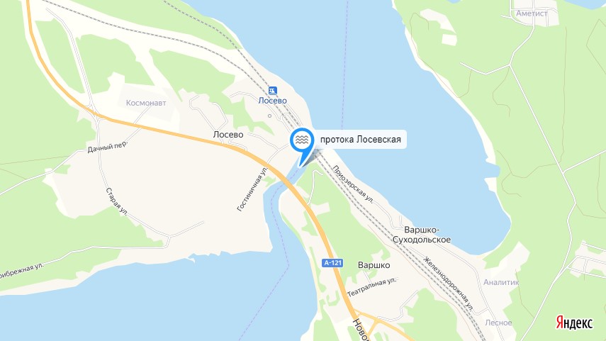 Лосевская протока, Вуоксинская озерно-речная система
